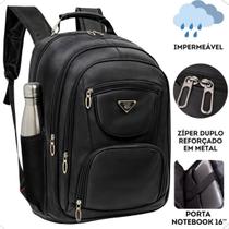 Mochila Reforçada Executiva Escola Trabalho Viagens Masculino Feminino Impermeável