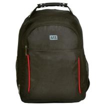 Mochila Reforçada para Notebook 15,6'' Escolar Faculdade com Múltiplos Compartimentos Preto
