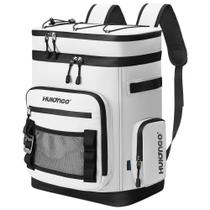 Mochila refrigeradora Hulongo 30L à prova de vazamentos branca à prova de vazamentos