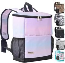 Mochila refrigeradora Wolka, 30 latas, isolada, à prova de vazamentos, à prova de vazamentos, à prova de água Mochila refrigeradora Wolka, 30 latas, isolada, à prova de vazamentos, à prova de vazamentos, à prova de água