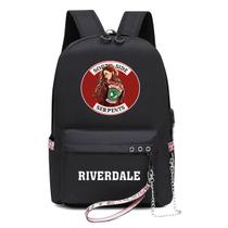 Mochila Riverdales Kids School Nylon com impressão 3D 30x14x42cm Mochila Riverdales Kids School Nylon com impressão 3D 30x14x42cm