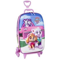 Mochila Roda Tripla 3D Patrulha Canina Pet Shop DIPLOMATA