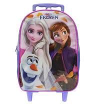 Mochila Rodas Frozen + Lancheira Disney Lilás Xeryus