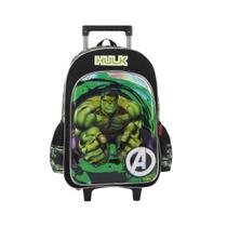 Mochila Rodas Hulk Escolar Infantil Passeio Avengers Meninos Mochila Rodas Hulk Escolar Infantil Passeio Avengers Meninos