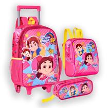 Mochila Rodas Lancheira E Estojo Maria Clara E Jp Brincar Mochila Rodas Lancheira E Estojo Maria Clara E Jp Brincar