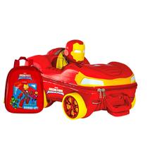 Mochila Rodas Lancheira Homem de Ferro Spidey 3D Maxtoy