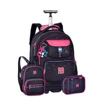 Mochila Rodas Lancheira Térmica Estojo Box Rebecca Bonbon