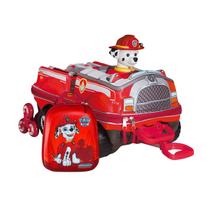 Mochila Rodas Triplas 3D Lancheira Patrulha Canina Marshall Mochila Rodas Triplas 3D Lancheira Patrulha Canina Marshall
