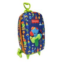 Mochila Rodas Triplas Fisher Price Avião Rodas 3D Infantil Mochila Rodas Triplas Fisher Price Avião Rodas 3D Infantil