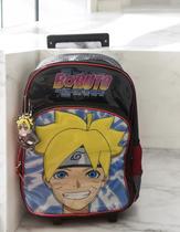 Mochila Rodinha Boruto Preto Pacific
