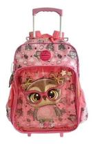 Mochila Rodinha Coruja Corujinha Transparente Up4you Grande