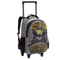 Mochila Rodinha Costas Infantil Batman Grande Menino Escolar