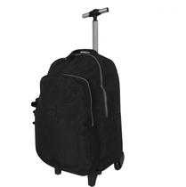 MOCHILA RODINHA CRINKLE JUVENIL PRETA LUXCEL Preta