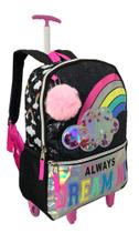 Mochila Rodinha DREAMING PRETA