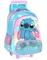 Mochila Rodinha E Costa Stitch Disney Grande Original Luxcel Filme Novo - Luxcel London
