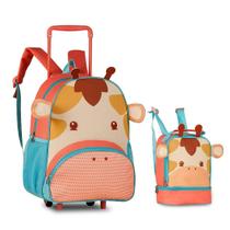 Mochila Rodinha E Lancheira Escolar Infantil Meninas - Clio