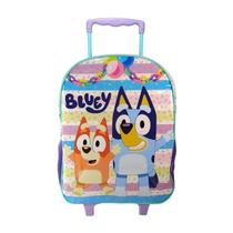 Mochila Rodinha Escolar Infantil Bluey Bingo Cultura Xeryus