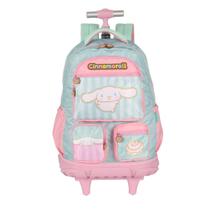Mochila Rodinha Escolar My Melody Cinnamonroll Sanrio Luxcel
