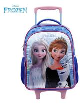 Mochila Rodinha Escolar Princesa Frozen Elsa E Anna Disney - Xeryus Imp.distrib. de Artigos