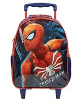 Mochila rodinha escolar spider man xeryus original 10680