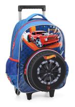 Mochila Rodinha G Escolar Hot Wheels Speed Club IC39992