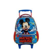 Mochila Rodinha G Escolar Infantil Mickey Mouse Disney