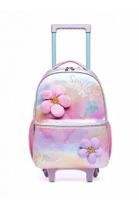 Mochila Rodinha G Escolar Pack Me Daisy Flor Pacific