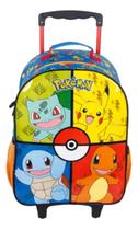 Mochila Rodinha G Escolar Pokemon Pikachu Xeryus 13620