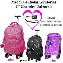 Mochila Rodinha Giratór Notebook Escola Juvenil Mc3765