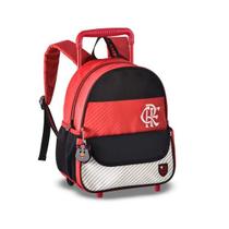 Mochila Rodinha Infantil 30cm Flamengo Clio FLA24621B