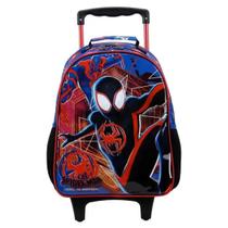 Mochila Rodinha Infantil Escolar Menino Homem Aranha Spider Man Miles Morales Xeryus Mochila Rodinha Infantil Escolar Menino Homem Aranha Spider Man Miles Morales Xeryus