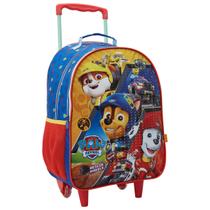 Mochila Rodinha Infantil Escolar Patrulha Canina Rescue Wheels