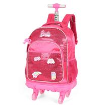 Mochila Rodinha Juvenil Barbie By Luxcel Ref 47702