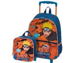 Mochila Rodinha + Lancheira Térmica Naruto Shippuden - PACIFIC