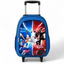 Mochila Rodinha Masculina Infantil Escolar Reforçada Grande Criança - RDM