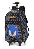 Mochila rodinha sonic - luxcel