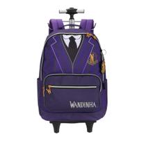 Mochila Rodinha Up4you Wandinha Roxo