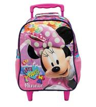 Mochila Rodinhas 16 Minnie Mouse G Original Lançamento 10560 - LIRENA BABY