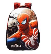 Mochila Rodinhas 18 Spider Man Infantil Escolar 3d -10970