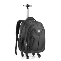 Mochila Rodinhas 360 Escolar Preta 50L Denlex Executiva