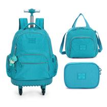 Mochila Rodinhas 360º + Lancheira + Estojo 100 Lápis Up4You Mochila Rodinhas 360º + Lancheira + Estojo 100 Lápis Up4You