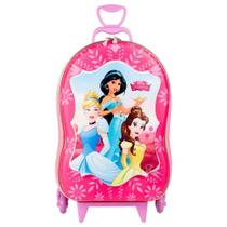 Mochila Rodinhas 3D Princesas Disney - Maxtoy - Max Toy