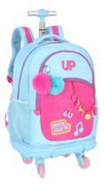 MOCHILA RODINHAS COM LED ROCK STAR NOTEBOOK UP4YOU Azul MOCHILA RODINHAS COM LED ROCK STAR NOTEBOOK UP4YOU Azul