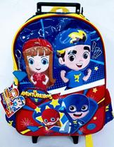 Mochila Rodinhas com Som Luccas Neto Os Aventureiros Mochila Rodinhas com Som Luccas Neto Os Aventureiros