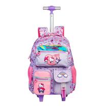 Mochila Rodinhas E Costas Hello Kitty My Melody Xeryus 17 Mochila Rodinhas E Costas Hello Kitty My Melody Xeryus 17