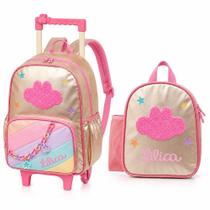 Mochila rodinhas e lancheira lilica ripilica golden pacific Mochila rodinhas e lancheira lilica ripilica golden pacific