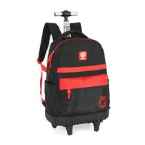 Mochila Rodinhas Enaldinho Juvenil Escolar Meninos Passeio Mochila Rodinhas Enaldinho Juvenil Escolar Meninos Passeio