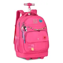 Mochila Rodinhas Escolar Meninas Rebecca Bonbon Premium