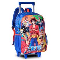 Mochila Rodinhas Escolar One Piece Monkey ul - Clio