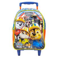 Mochila Rodinhas Escolar Paw Patrol Resgate 16''- Xeryus